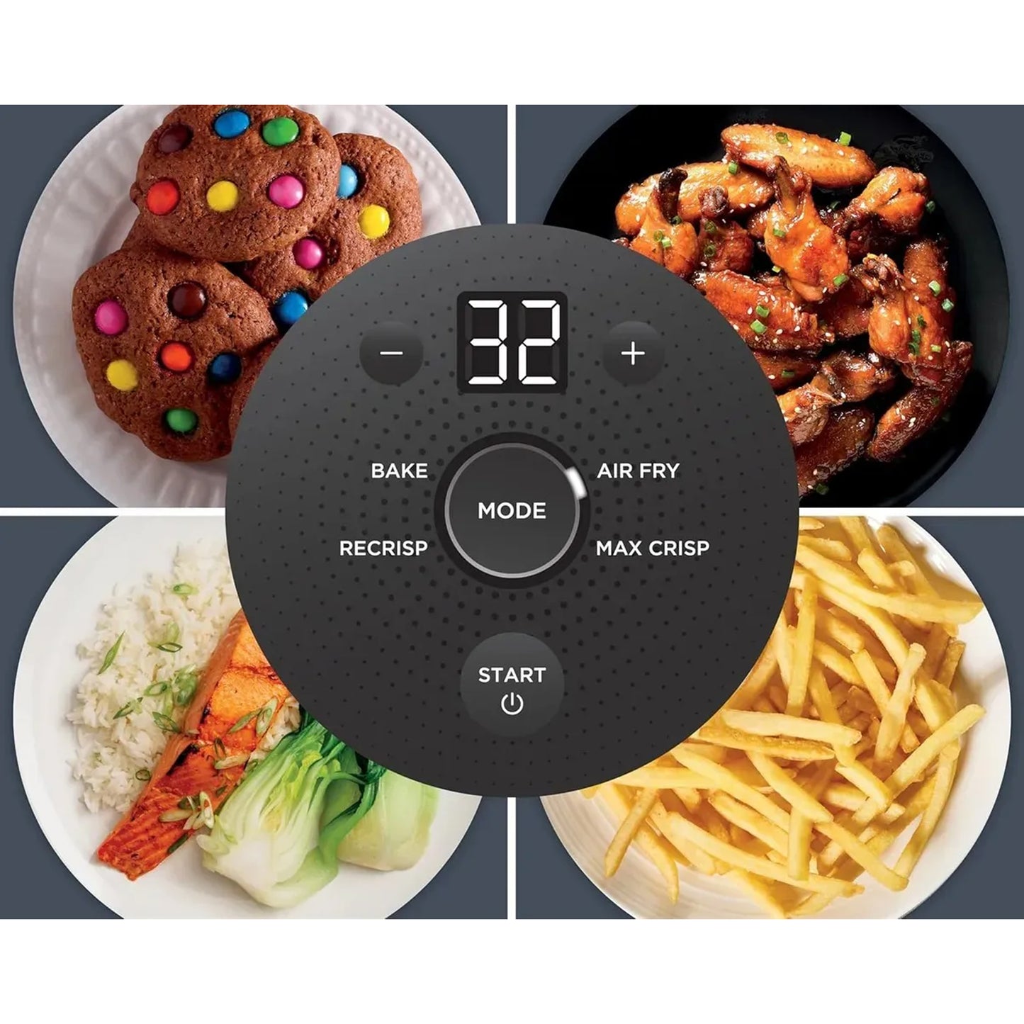 Freidora De Aire Ninja Crispi 4 En 1 FN101GY