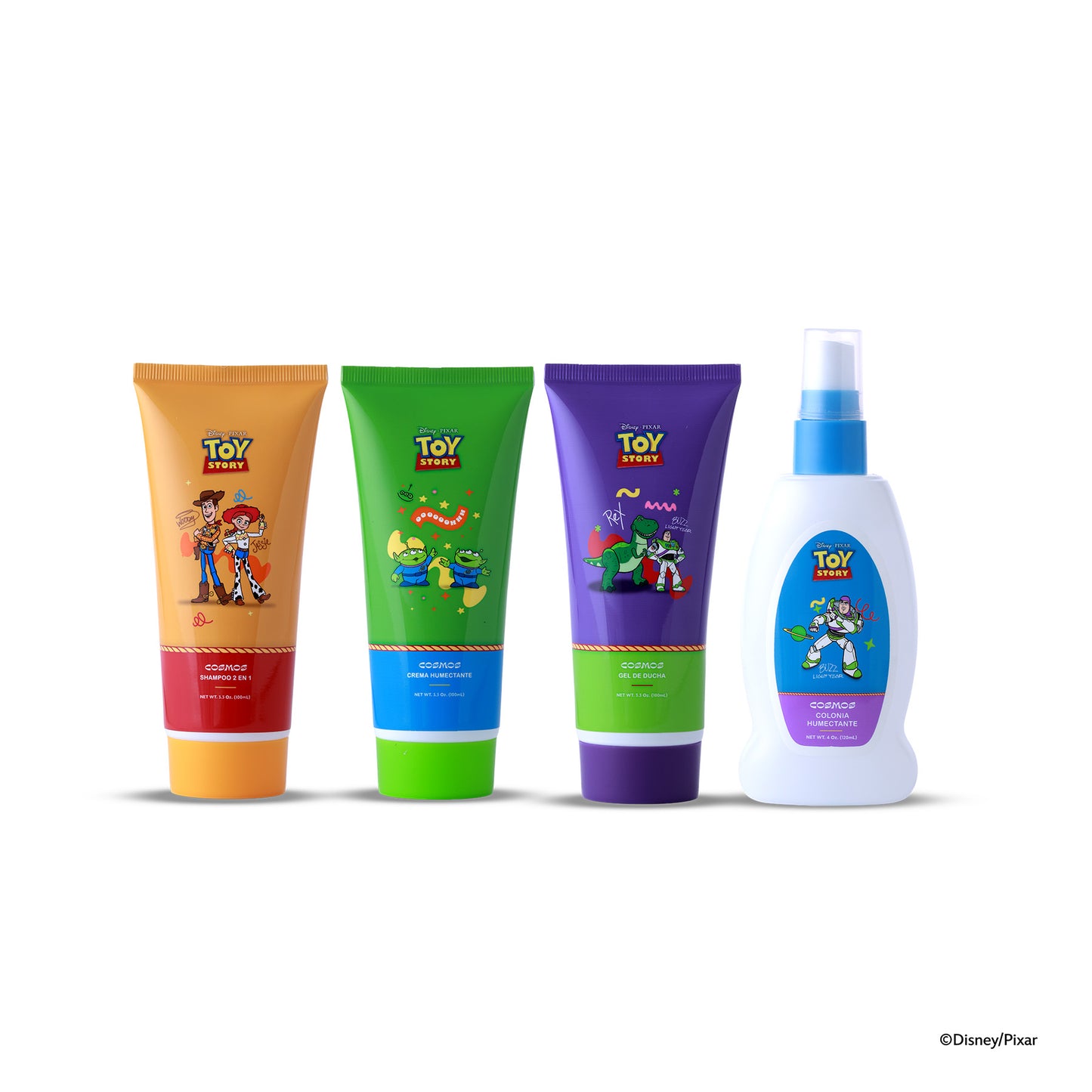 Kit De Cuidado Capilar Y Corporal Niños Disney Toy Story