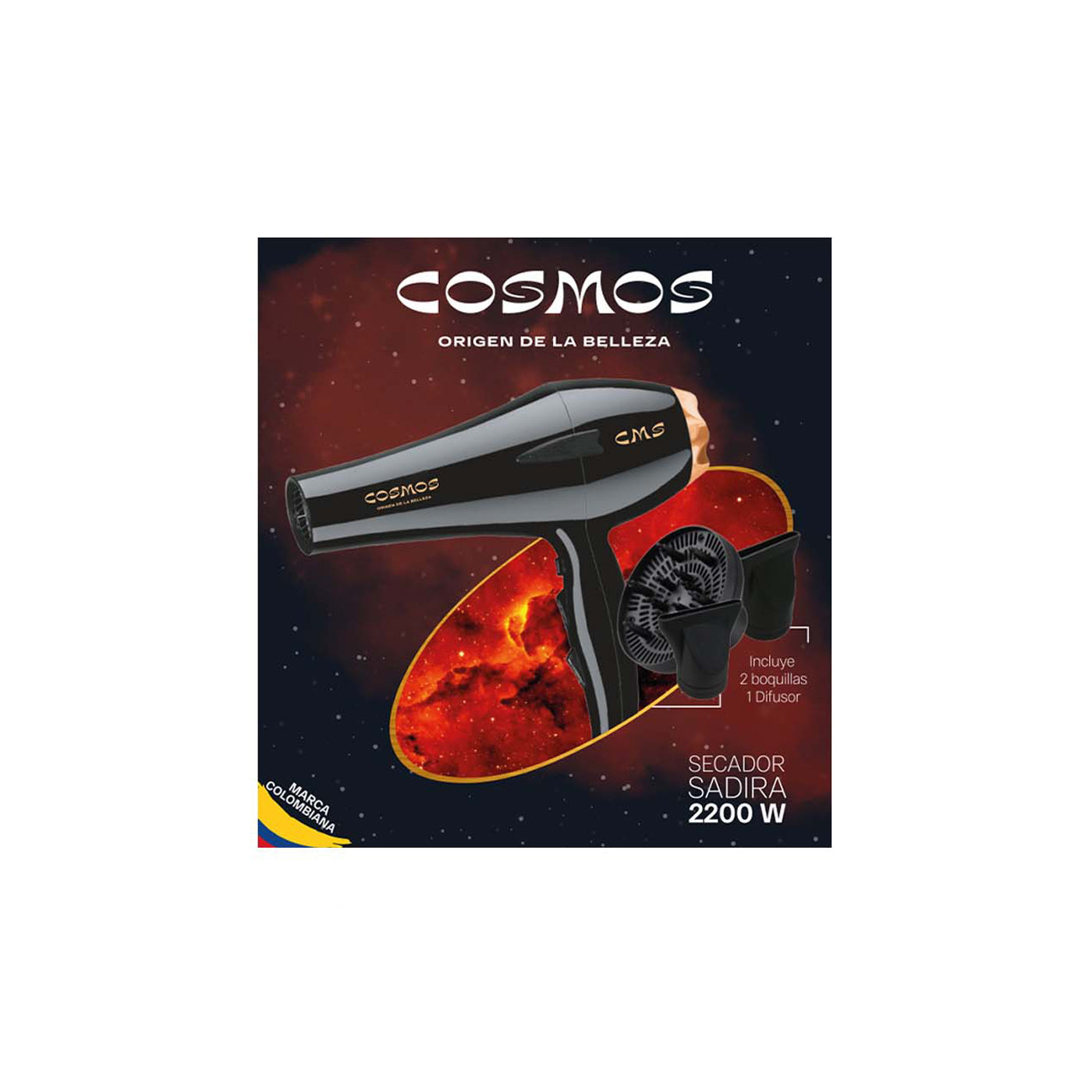Secador Para Cabello Profesional CMS Cosmos Sadira