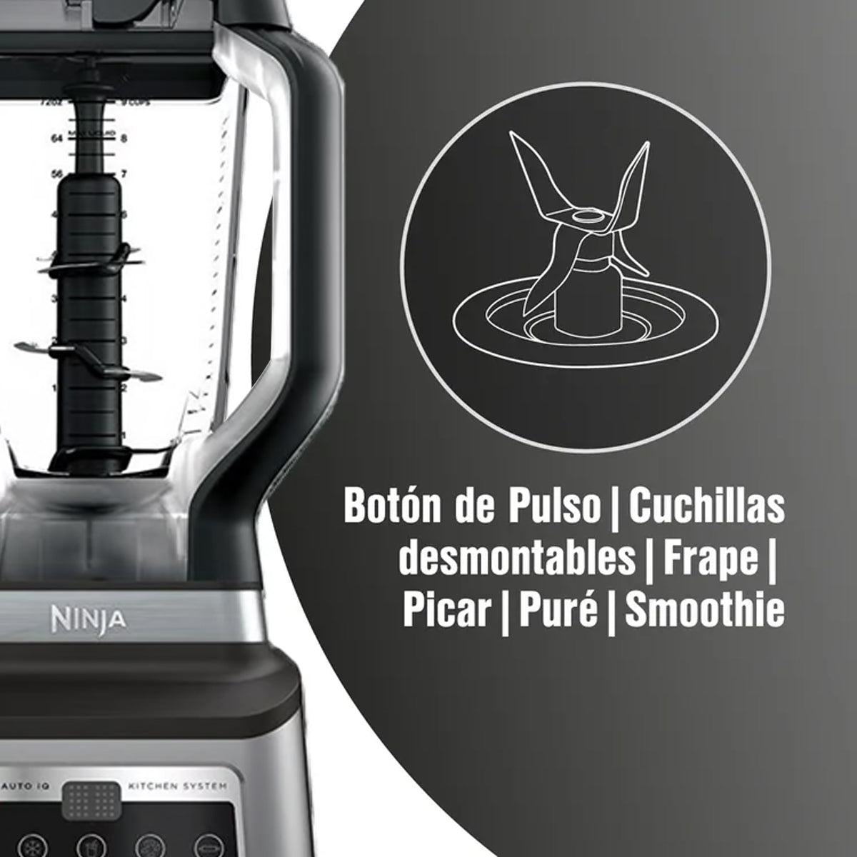 Licuadora Profesional Ninja Con Procesador De Alimentos BN801