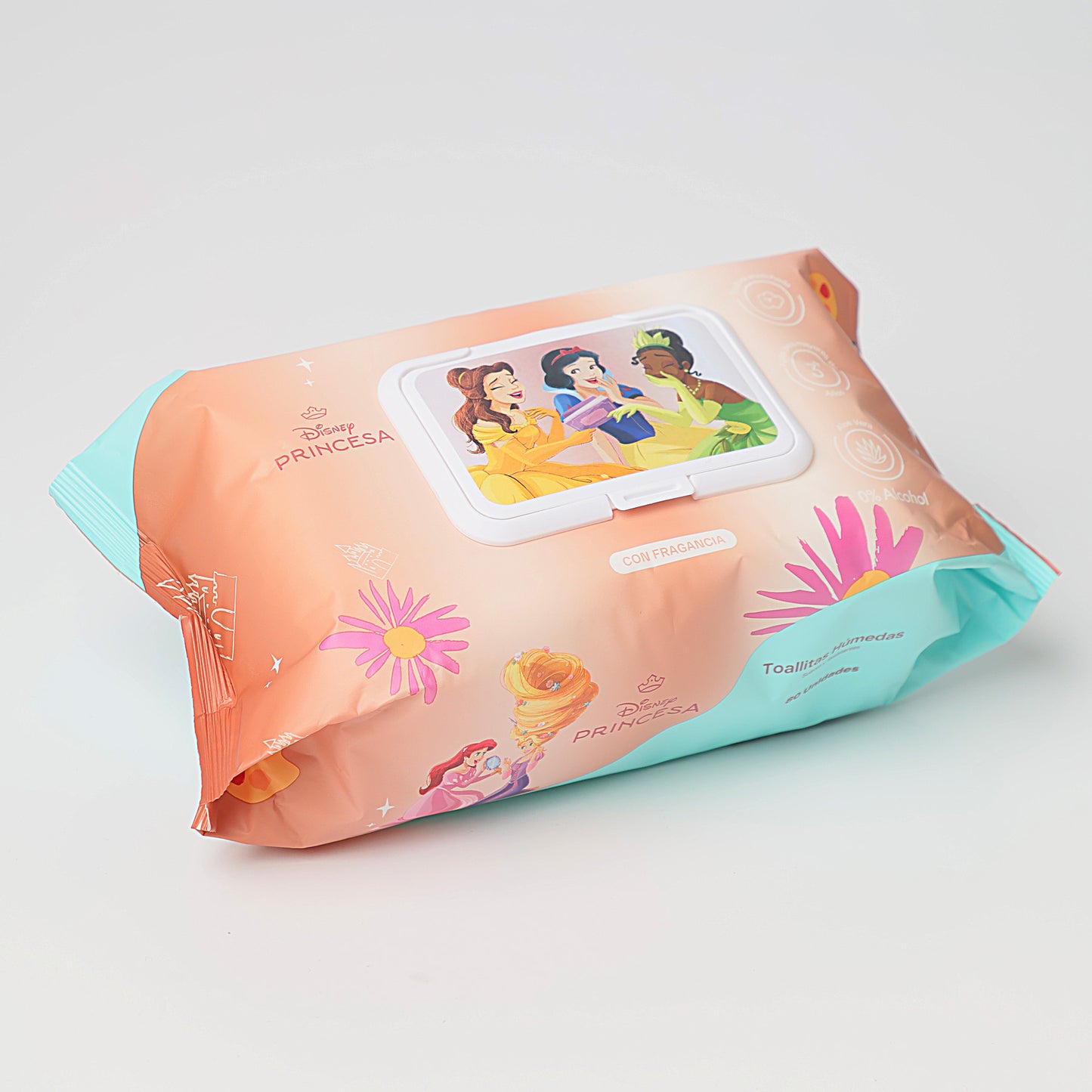 Pack x 12 Pañitos Húmedos Disney Cosmos Princesas Niña