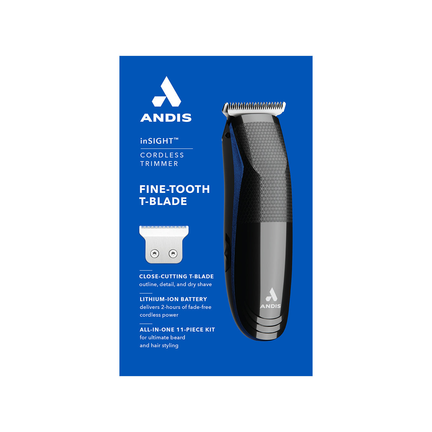 Patillera Inalambrica Andis InSight T-blade